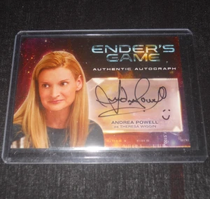 Enders Game Movie Autograph Trading Card Andrea Powell as Theresa Wiggin A7 - Picture 1 of 2
