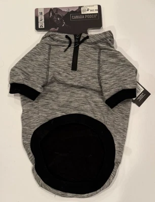Sudadera con Capucha Canada Pooch Dog Cool Factor Talla 18 25-33 libras Gris Cálida Nueva con Etiquetas Foto 1 de 3