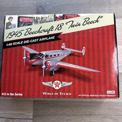 Wings of Texaco 1945 Beechcraft 18 "Twin Beech" #22 1:48 modelo de avión diecast  Foto 1 de 4