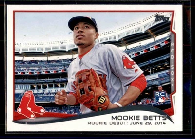 2014 Topps Update Mookie Betts #US-301 Boston Red Sox - Image 1 of 2