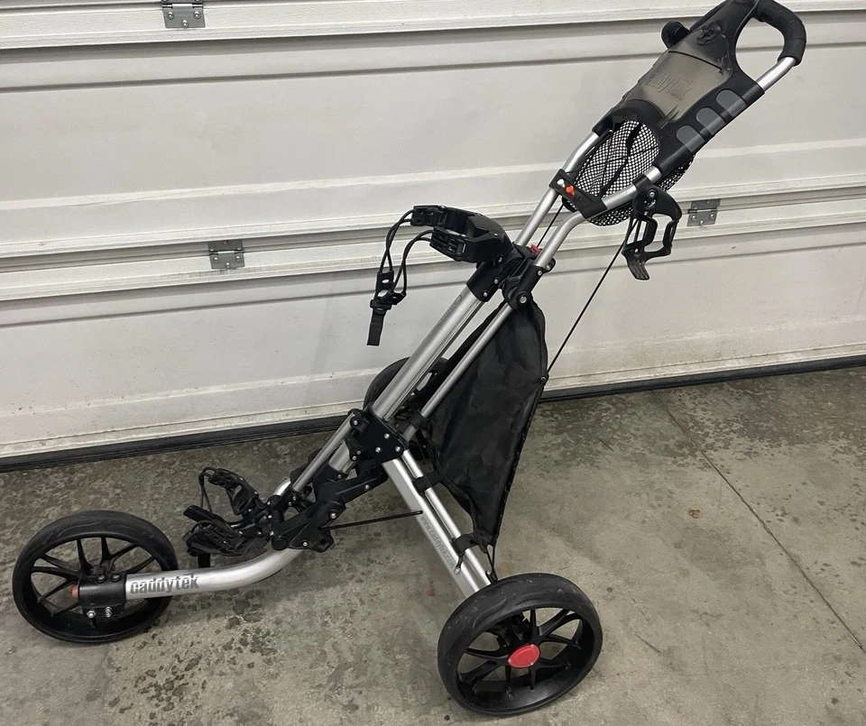 Caddytek CaddyLite EZ 3 Wheel Golf Push Cart - Lightweight and Easy to Fold - Image 1 of 4