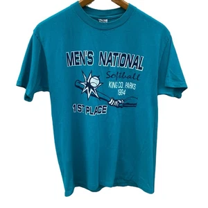 King County Parks Vintage 1994 Softball Tee Mens Lg 90s Single Stitch USA Made - Picture 1 of 8