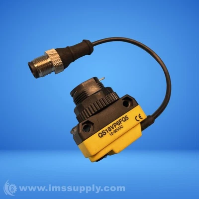 Banner Engineering Corp. QS18VP6FQ5 Fiber Optic Amplifier FNIP - Image 1 of 4