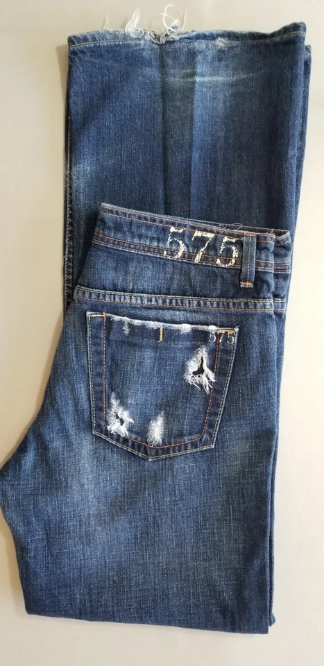 Jean de mezclilla de algodón hecho a mano Mechaly Bootleg 575 para hombre - 30x32 azul  Foto 1 de 4