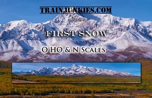 Telón de fondo de ferrocarril TrainJunkies primer modelo de nieve - Imagen 1 de 6