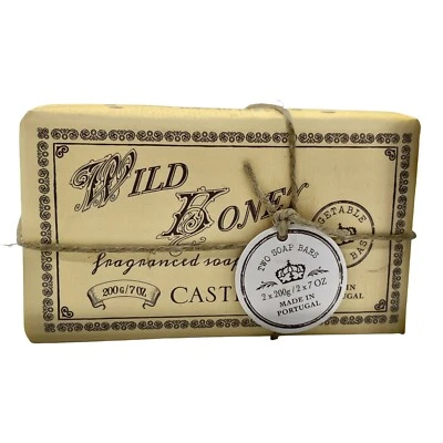 Castelbel Porto Wild Honey Fragranced Soap Set of 2 x 7 OZ Made in Portugal - Image 1 of 4