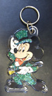 Vintage 1980's Walt Disney World on Ice Mickey Mouse Plastic Keychain Key Ring