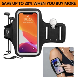 Etui Brassard Sport Gym Course Bras Band Support Téléphone pour iPhone 13 14 Pro XS Max - Photo 1 sur 17