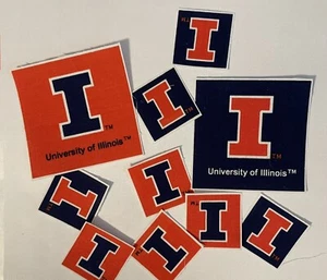 University of Illinois - Iron On Fabric Appliques - Sports Patches - Picture 1 of 1