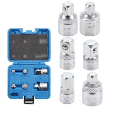 BGS Steckschlüssel Satz Adapter Nuss Set 6-tlg 1/4 3/8 1/2 A 3/4 Herramienta - Imagen 1 de 3