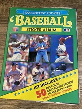 1990 HOTTEST ROOKIES BASEBALL STICKER ALBUM  ALL STICKERS DEION SANDERS