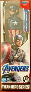 Hasbro Marvel Avengers Titan Hero Series Modellino CAPTAIN AMERIC #33178 12" - Foto 1 di 2