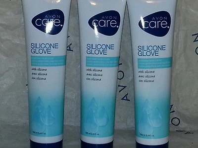 LUVA DE SILICONE Avon Care creme protetor para as mãos 3,4 fl.oz. LOTE de 3 - Imagem 1 de 4