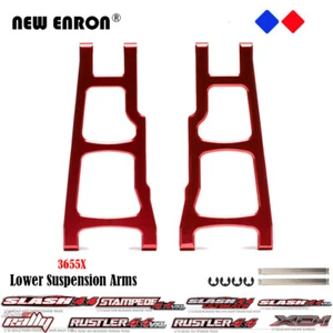 3655X Lower Suspension Arms F/R For RC Traxxas 1/10 Slash Rustler Stampede XO-1 - Picture 1 of 19