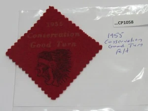 CONSERVATION GOOD TURN 1955 FELT CP1058 - Picture 1 of 1