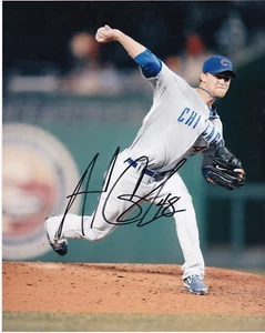 ANDREW CASHNER CHICAGO CUBS ACTION SIGNED 8x10 - Picture 1 of 1