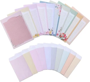 Stationery Set Writing Paper Envelopes 60 Letter Writing Paper 30 Envelopes - Picture 1 of 9