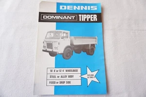 Catálogo de ventas de camiones Dennis Dominant con volquete folleto publicitario - Imagen 1 de 4