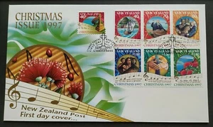1997 New Zealand Christmas Celebration 7v Stamps FDC - Picture 1 of 3