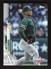 2020 Topps Opening Day   Jesus Luzardo #105 Oakland Athletics