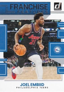 2022-23 Donruss - Franchise Features #4 Joel Embiid Philadelphia 76ers - Picture 1 of 2