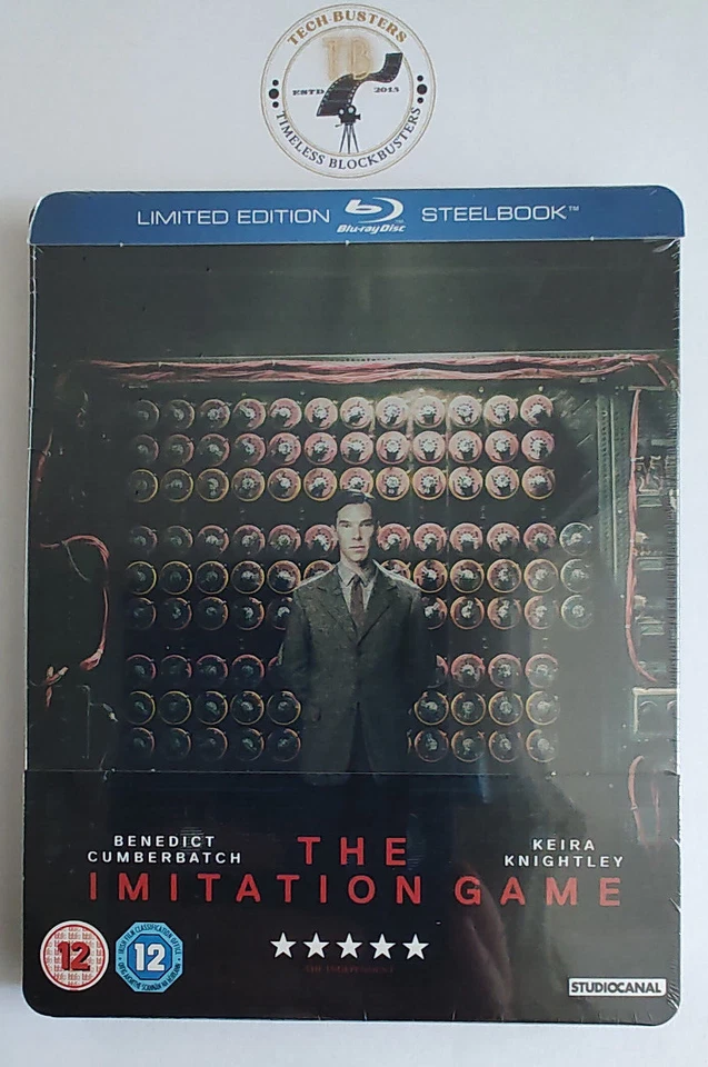 The Imitation Game Ltd Edition Blu-ray Steelbook *Starring Benedict Cumberbatch* - Image 1 of 4