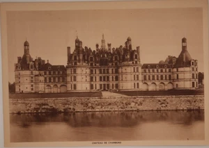 Chateau De Chambord France 1913 Gravure Sepia Antique Print Mentor Magazine - Picture 1 of 1