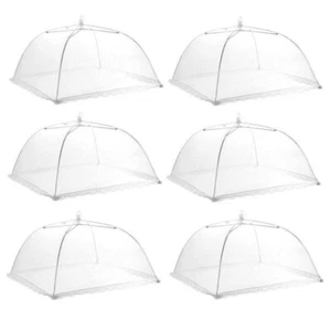 6 Pcs Mesh Food Covers for Outdoors Anti-fly Umbrella-style Tent Picnic - Picture 1 of 12