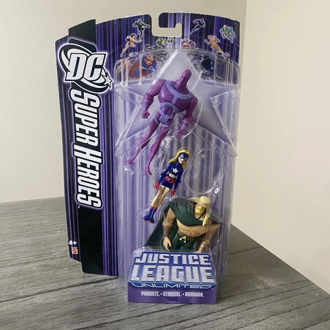DC Super Heroes Justice League Unlimited Action Figs 3-Pack - Mattel 2007 Cover