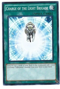 Charge of the Light Brigade 9/10 NM- Yu-GI-Oh! Rise of True Dragons SR02-033 01 - Picture 1 of 1
