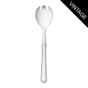 Georg Jensen Silver Salad Serving Fork - Old Danish/ Dobbelt Riflet. - Picture 1 of 1