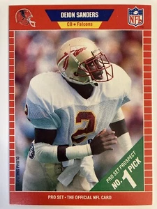 Deion Sanders 1989 Pro Set Rookie Card #486 HOF Rookie - Picture 1 of 2