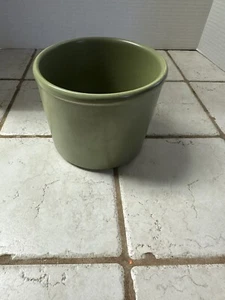 Vintage matt olivgrün McCoy Floraline #510 Cache Topf Übertopf - Bild 1 von 5