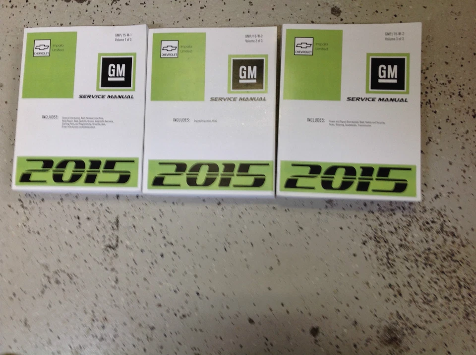 2015 GM Chevy Chevrolet Impala ОГРАНИЧЕННЫЙ сервисный магазин ремонт руководство комплект новый OEM - Изображение 1 из 1