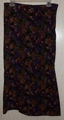 EXCELLENT WOMENS BRIGGS NEW YORK FLORAL PRINT SKIRT SIZE 12 — 第 1/3 张图片
