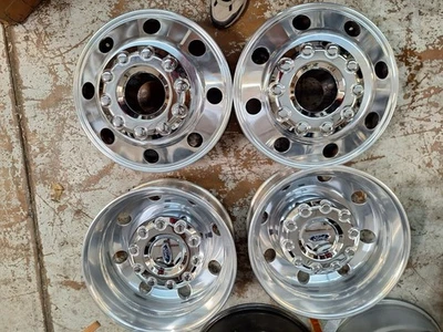 2005-2025 Ford F450, F550 Dually 19,5" conjunto de 4 jantes de fábrica OEM - Imagem 1 de 4