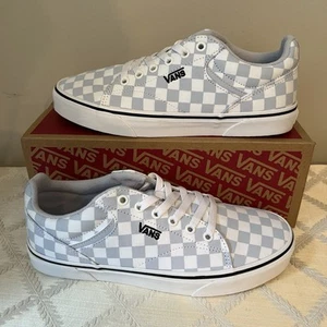 VANS Seldan Checkerboard Light Blue Womens Size 9.5 VN0A2Z4CBGX - Picture 1 of 7