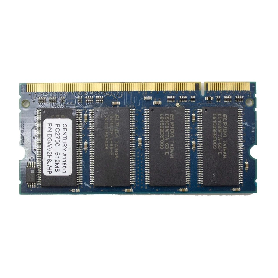 Módulo de memoria RAM Century DSWV2H8J/HP 512MB 333MHZ DDR1 SODIMM Foto 1 de 1