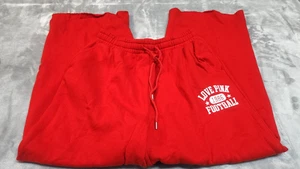 Victoria's Secret Jogginghose Small rot Game Day Efeu Fleece weites Bein geteilter Saum - Bild 1 von 12