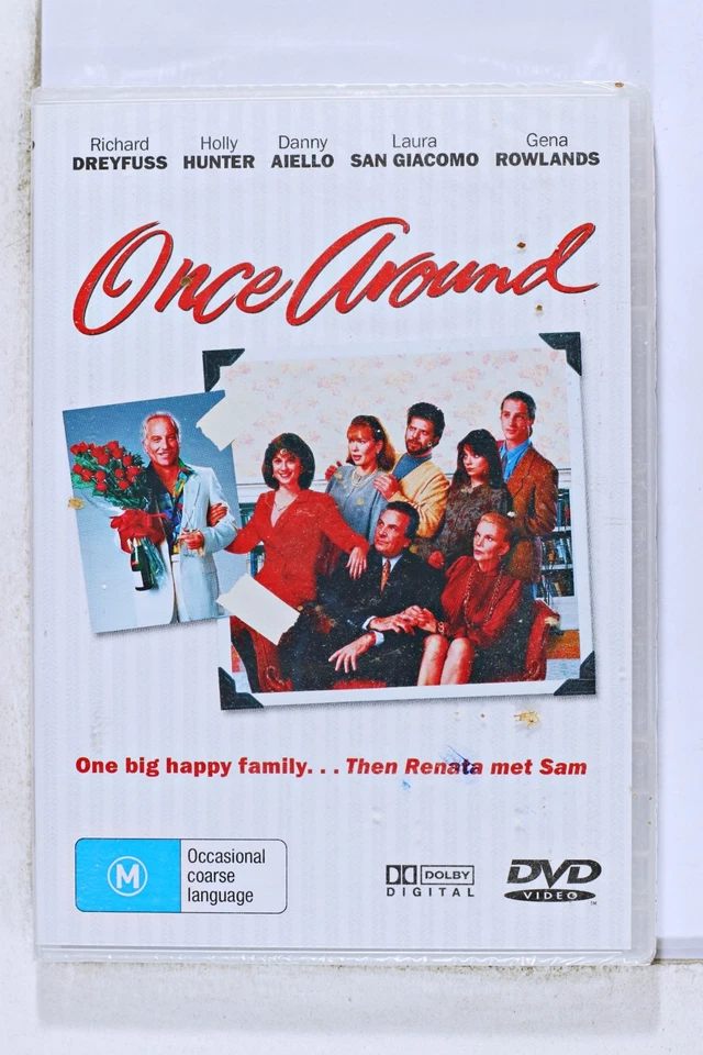 Once Around Region DVD Holly Hunter Comedy Drama Movie Richard Dreyfuss