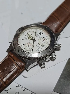 Orologio Philip Watch Aquatek Cronografo Acciaio Diver 200mt. Difetto - Immagine 1 di 4