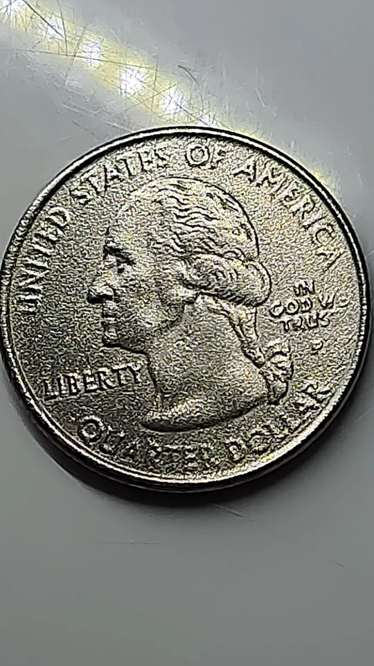 2000 P Maryland Quarter Missing It's Clad Layer Both Sides. I Noticed Errors Too - Image 1 of 4