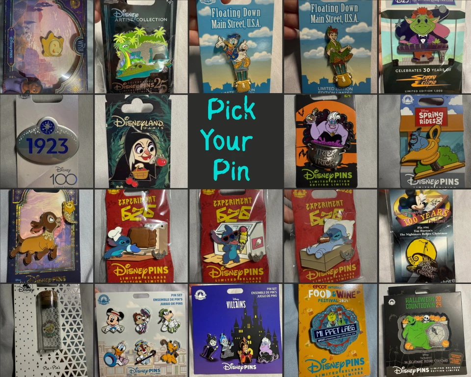 Auténticos prendedores comerciales de Disney - Elige tu prendedor Foto 1 de 1