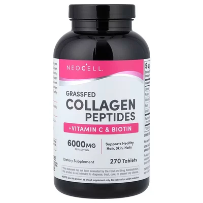 NeoCell, Grass-fed Collagen Peptides, 270 Tablets, Expiry: 03/2028 - Image 1 of 2