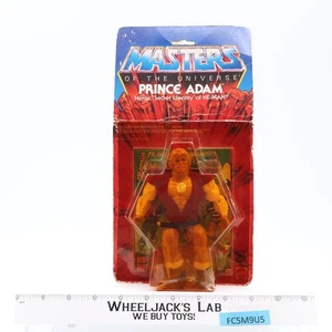 Prince Adam Masters of the Universe MOTU 1983 Mattel burbuja dañada nueva - Imagen 1 de 4