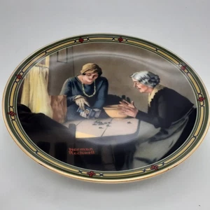 Vintage Norman Rockwell Teller A Family's Full Measure Knowles 1985 Box Echtheitszertifikat 10,5 - Bild 1 von 7
