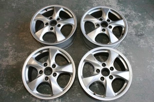 Porsche Factory OEM 17" 2000-2002 Boxster Front Rims Wheels 17x7 ET55 QTY 4 VW - Picture 1 of 12