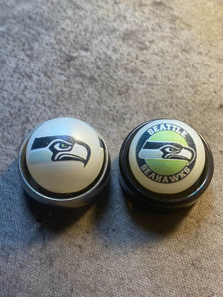 Seattle Seahawks Acrylic Beads for Jewelry Making DIY Pen Keychain 1 pc - Image 1 of 1