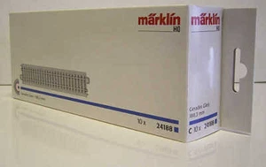 MARKLIN 24188 HO 10 Straight C-Tracks - 1 box - NEW - Picture 1 of 1
