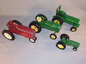 ERTL VINTAGE JOHN DEERE TRACTOR LOT / SET WITH OTHER ERTL TRACTOR - Picture 1 of 5